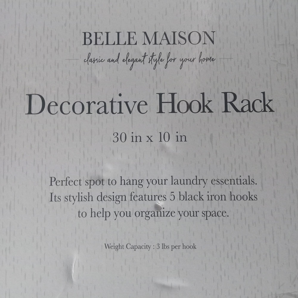 Decorative Hook Rack - Picture 3 of 4